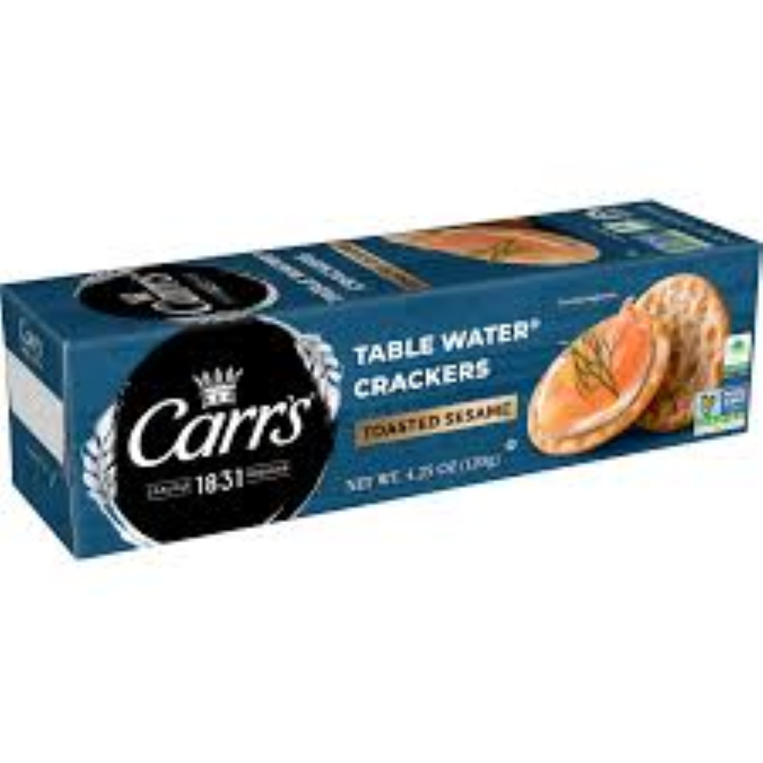 CARR'S TABLE WATER BITE SIZE SESAME 125GM